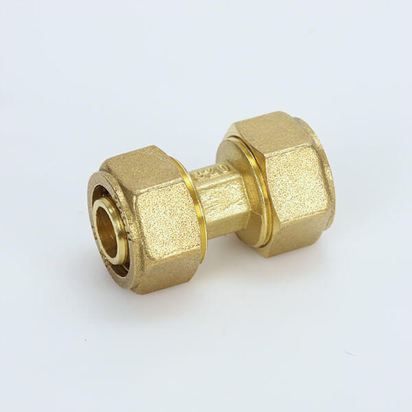 Brass Ferrule Hose Compression Pipe Fittings, Brass Male to Copper Connector Reducing brass fittings