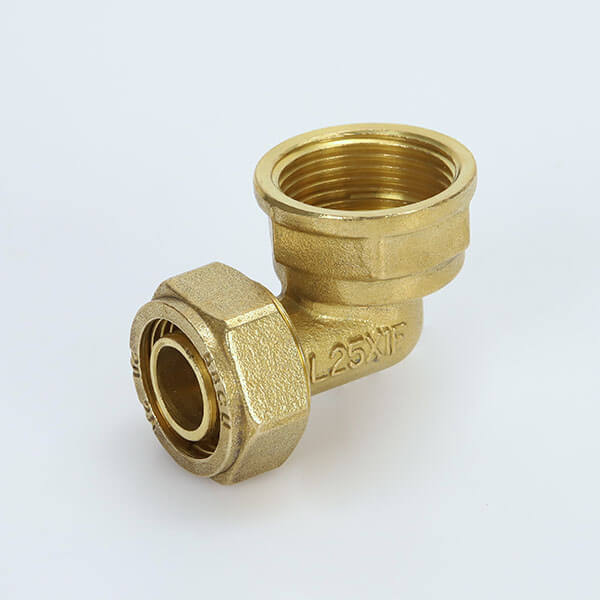 Water Tube Plumbing Materials PEX Pipe Water Compression Fitting Brass